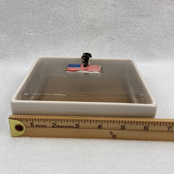 Rae Dunn Artisan Collection Americana Napkin Holder with Weight - Picture 9 of 11